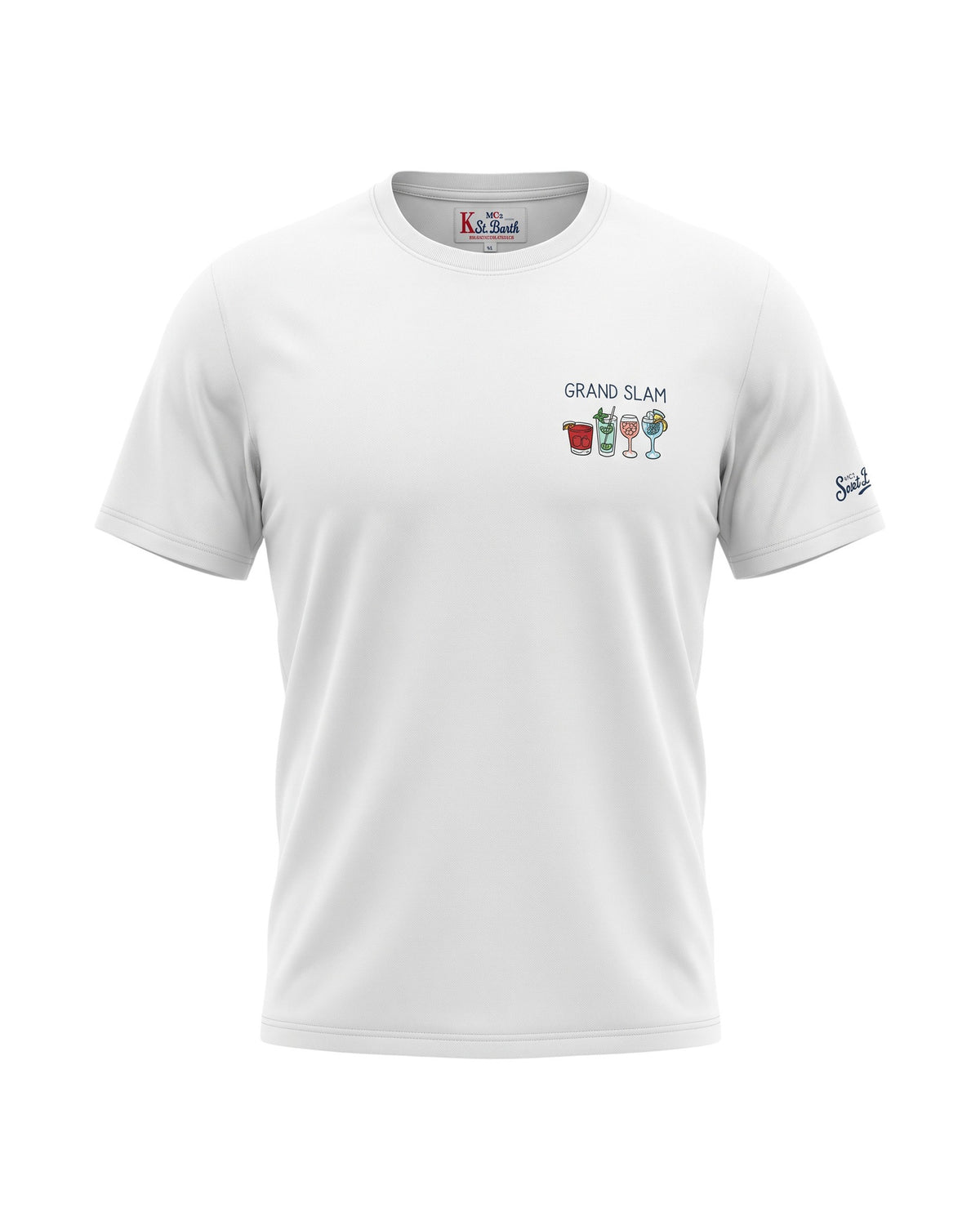 St. Barth Arnott Herren-T-Shirt Grand Slam Off-White Bild 2