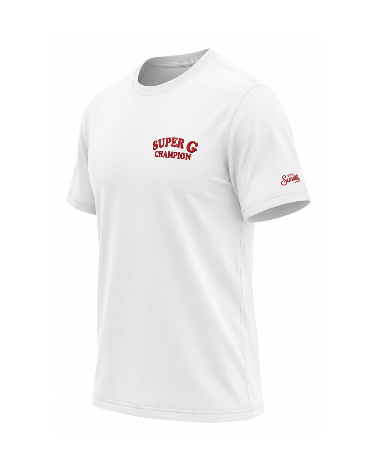 St. Barth Arnott Warm Herren-T-Shirt Super Champ Off-White Bild 1