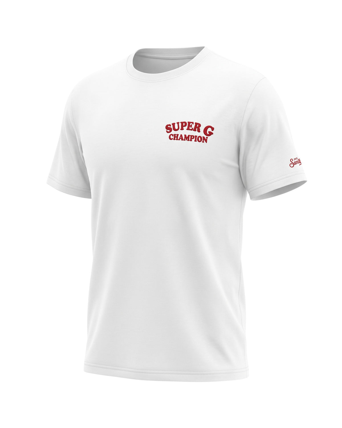 St. Barth Arnott Warm Herren-T-Shirt Super Champ Off-White Bild 2