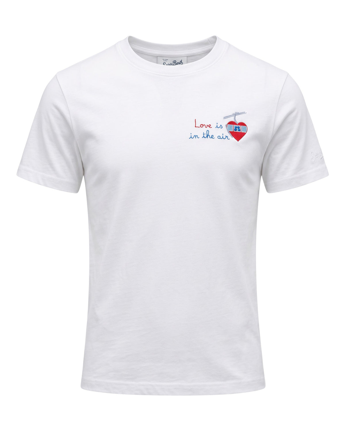 St. Barth Emilie Damen-T-Shirt Love Air Off-White Bild 2