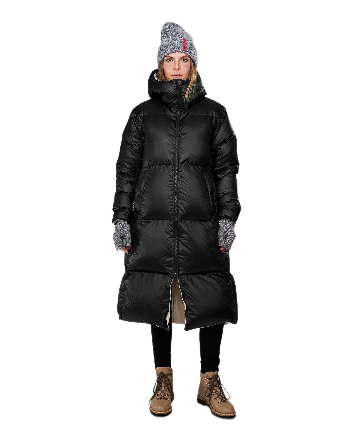 The Mountain Studio A-8 WR Damen-Daunenmantel beige Bild 3