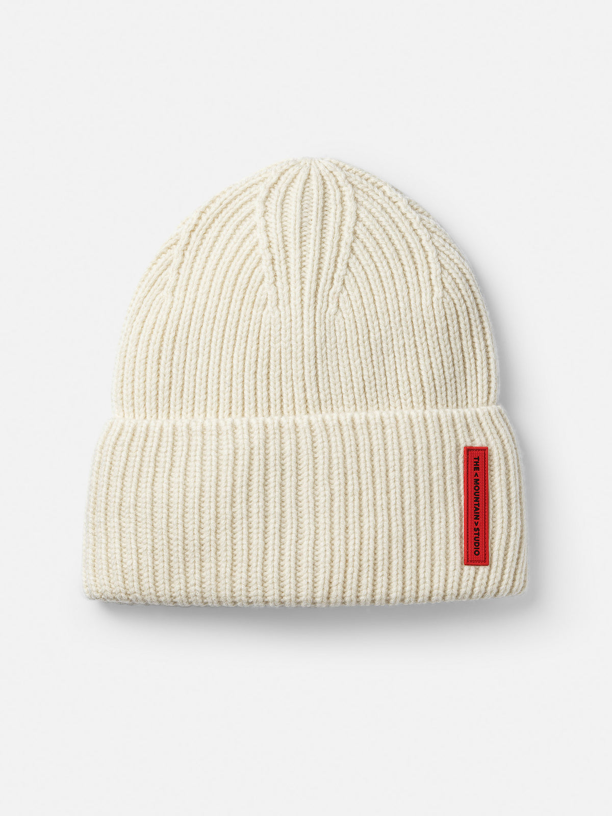 The Mountain Studio C-12 Are Unisex-Wollmütze Off-White Bild 1