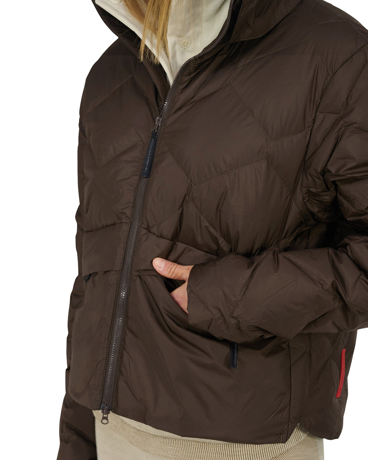The Mountain Studio D-14 WUL Damen-Daunenjacke – Delicioso Brown braun Bild 6