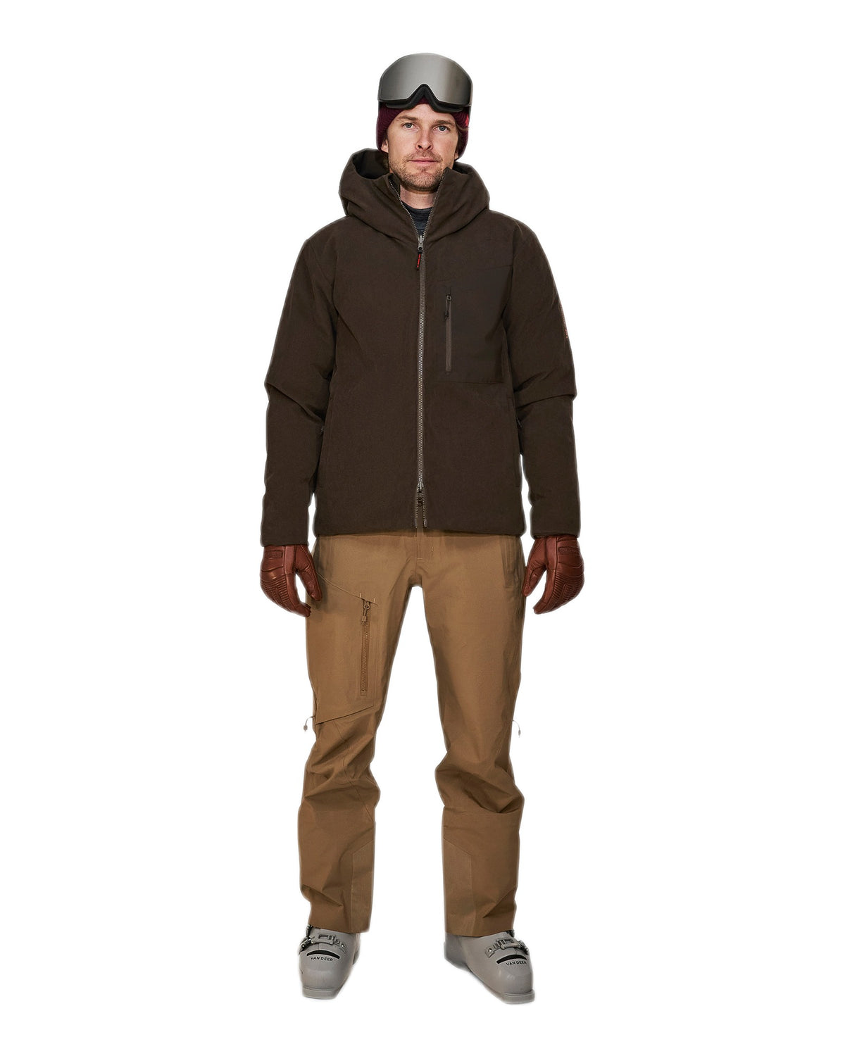 The Mountain Studio D-1 RC Herren-Daunenjacke braun Bild 5