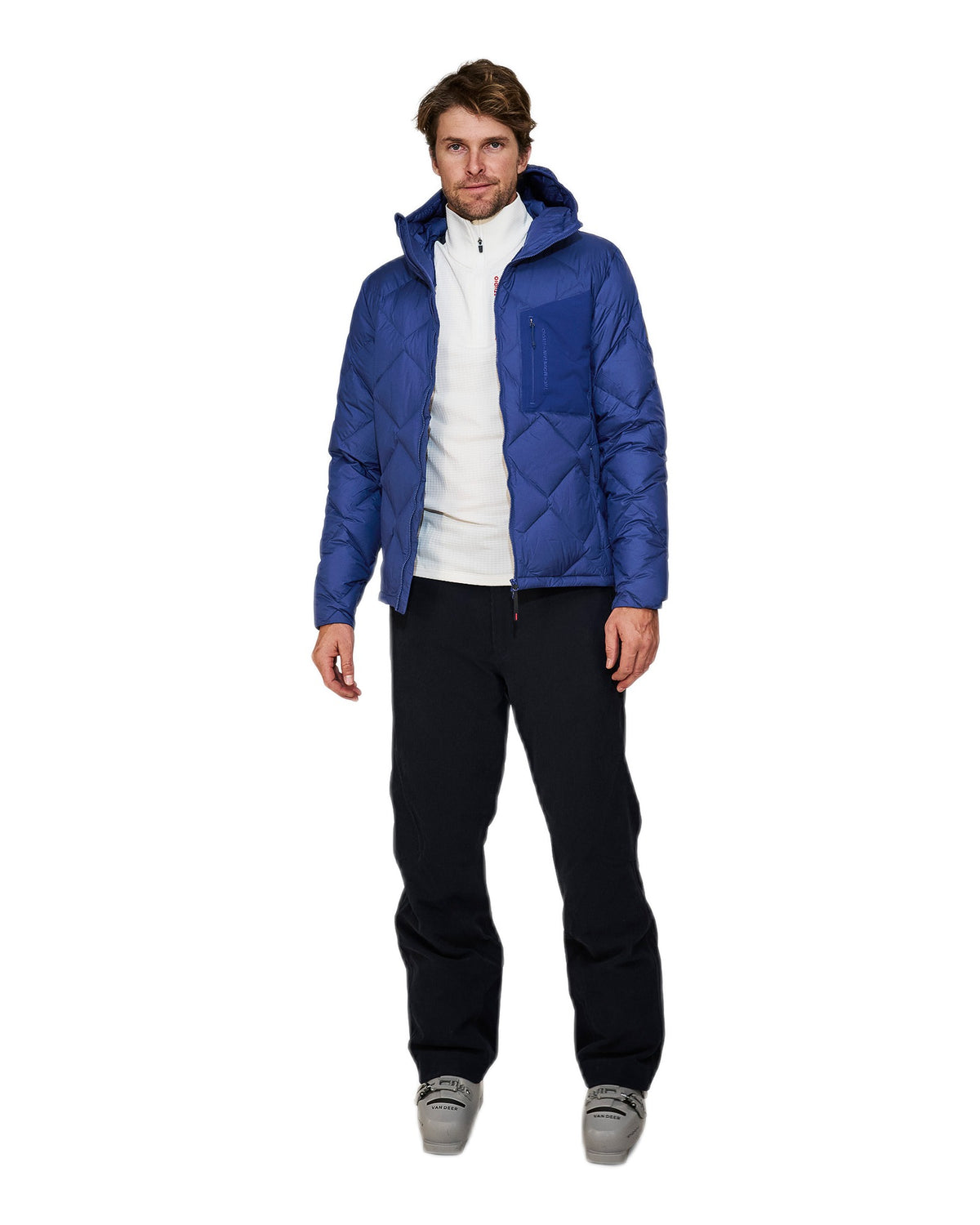 The Mountain Studio D-7 UL Herren-Daunenjacke – Almond Milk Off-White Bild 10