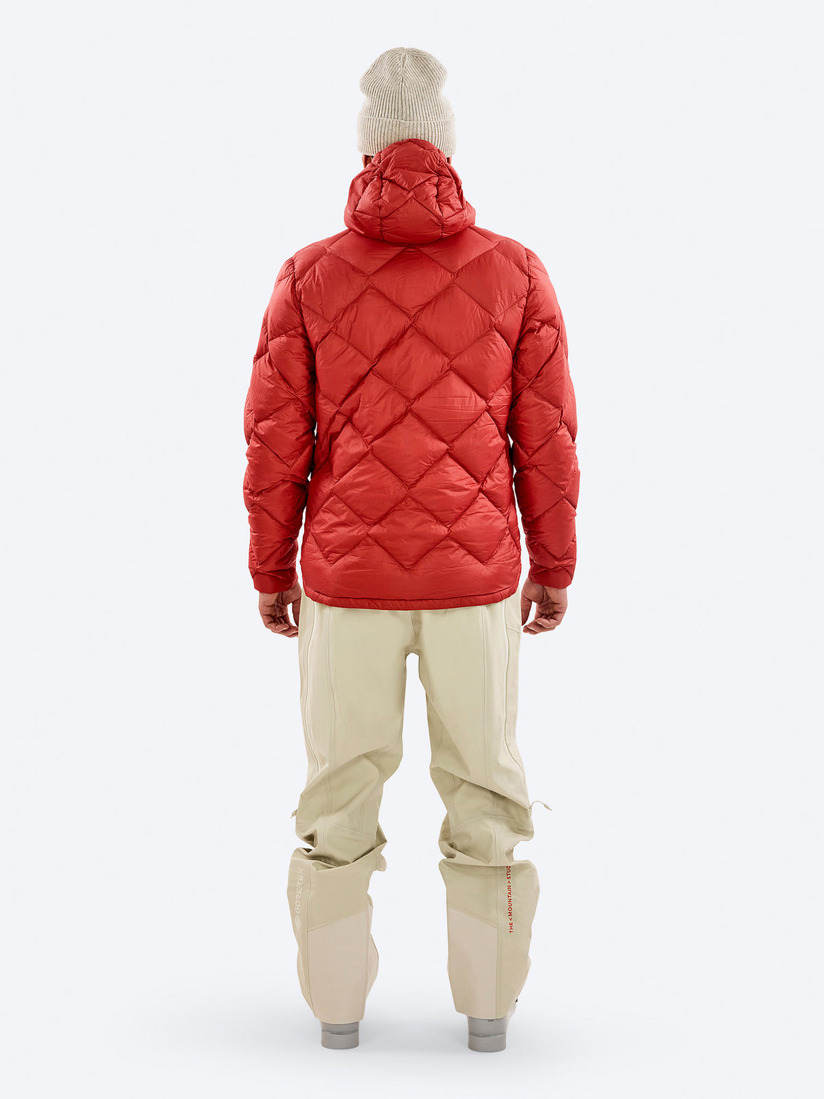 D-7 UL Ultralight Down Hood Jacket rot Bild 4
