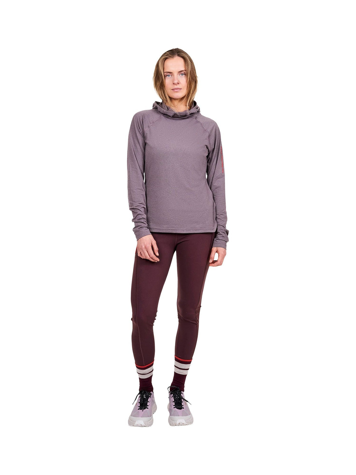 The Mountain Studio M-13 W Damen-Kapuzenshirt – Ephemera lila Bild 1