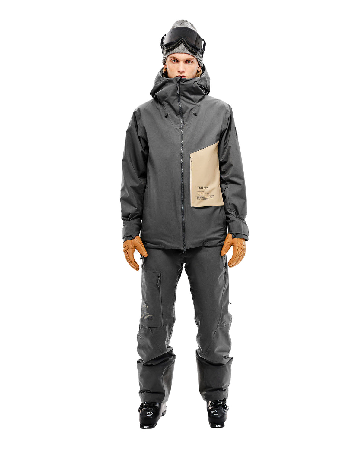 The Mountain Studio S-6 Skijacke Herren beige beige Bild 7