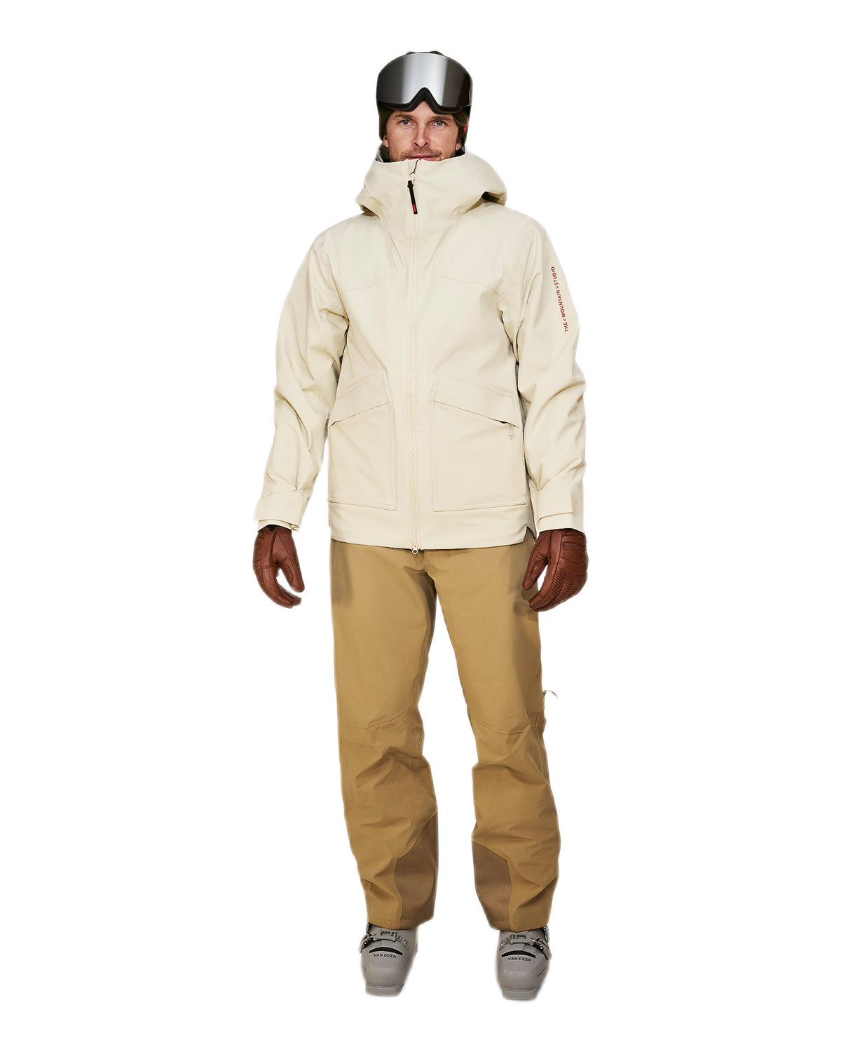 The Mountain Studio S-9 Herren-Skijacke – Castle Wall beige Bild 3