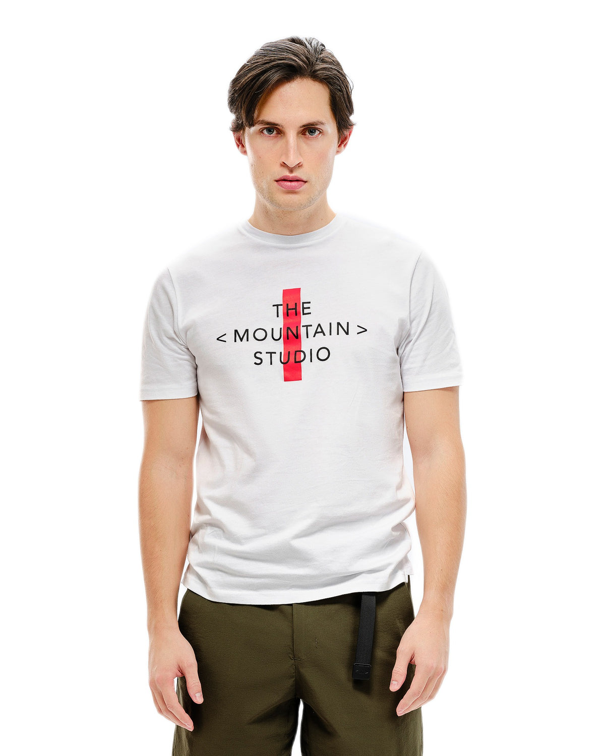 The Mountain Studio T-8 Herren-T-Shirt – White - THE MOUNTAIN STUDIO - MEINFREUDENHAUS