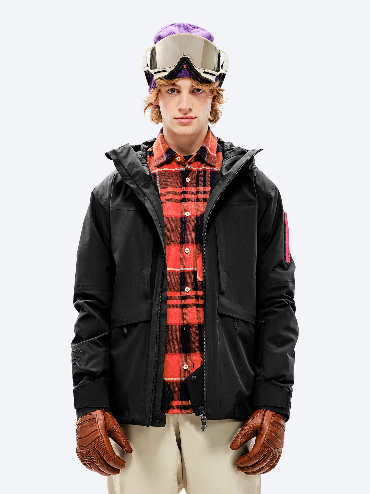 The Mountain Studio Z-5 Herren-Skijacke – Sky Captain-Castle Wall dunkelblau/weiss Bild 6