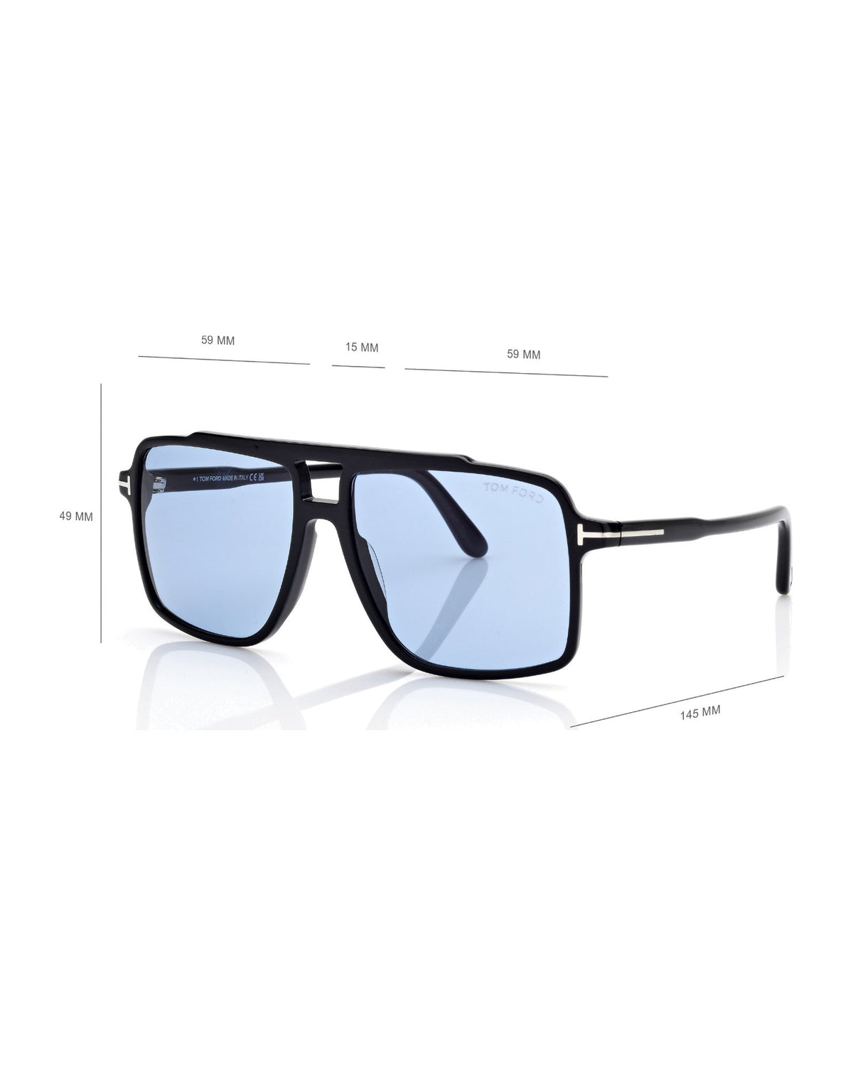 Tom Ford Kemp Herren-Sonnenbrille schwarz Bild 4