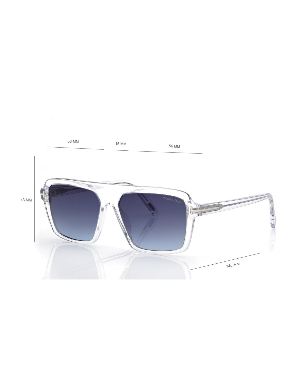 Tom Ford Vincent Herren-Sonnenbrille weiss Bild 4