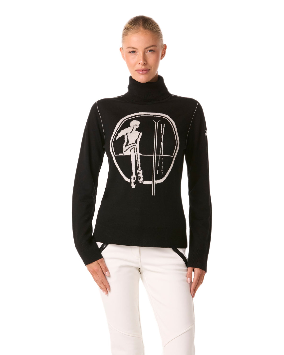 Toni Sailer JENNA Damen-Strickpullover schwarz Bild 3
