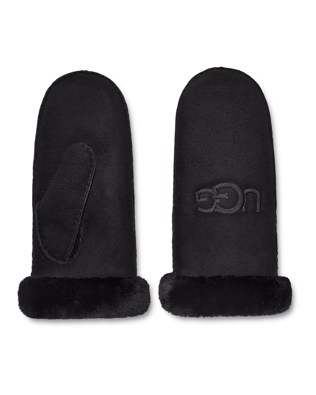 SHEEPSKIN EMBROIDER MITTEN braun Bild 4