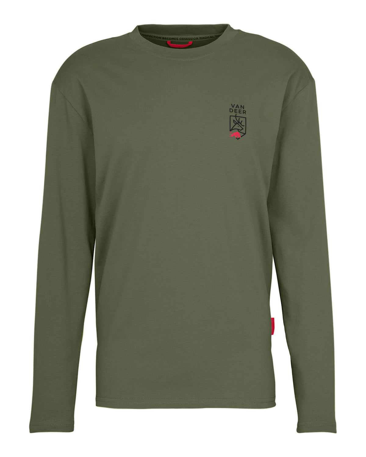 VAN DEER - Red Bull Sports ESSENTIAL LONGSLEEVE Herren-Langarmshirt olive Bild 1