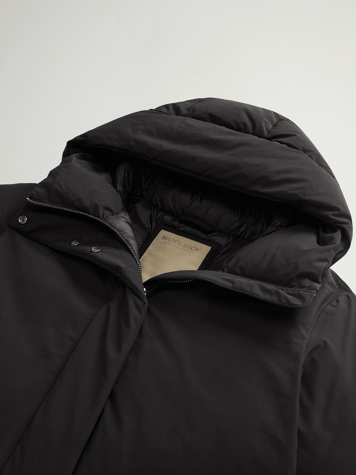 Woolrich Luxury Cocoon Mantel Damen schwarz schwarz Bild 2