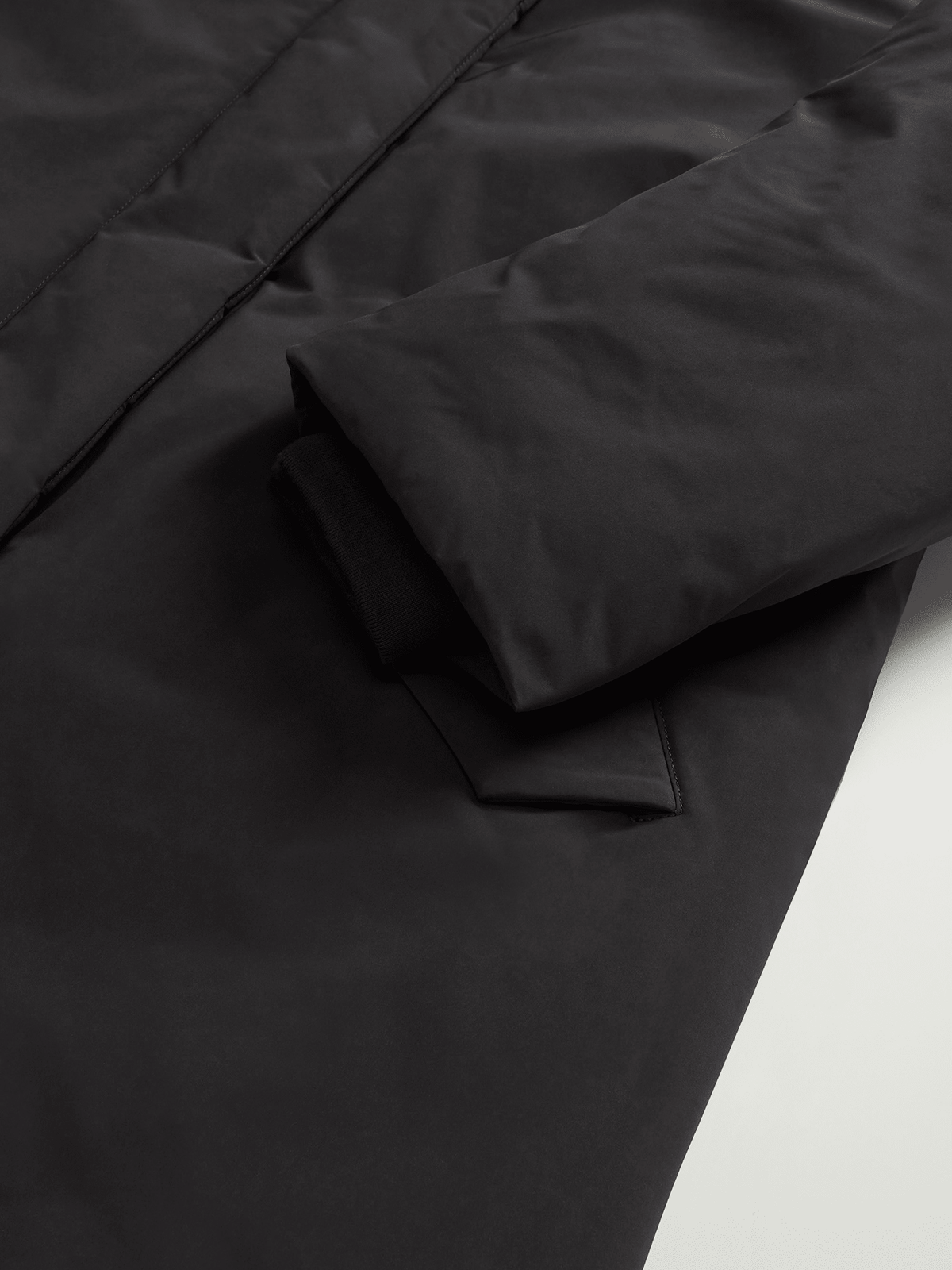 Woolrich Luxury Cocoon Mantel Damen schwarz schwarz Bild 4
